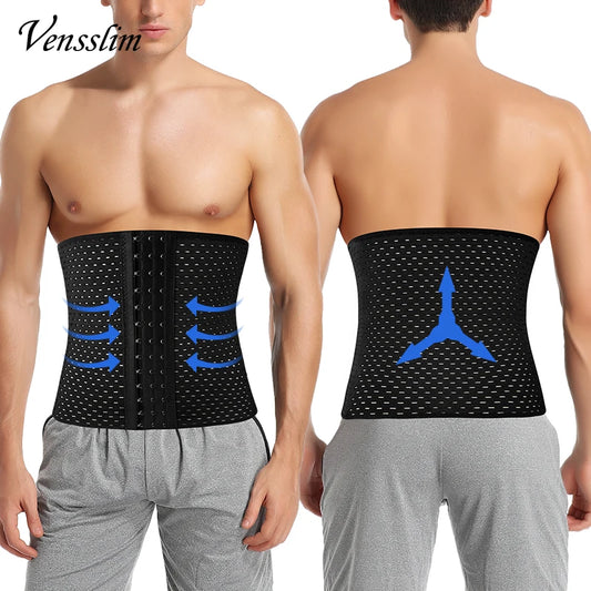 Men’s Waist Trainer Sweat Belt – Sauna Core Trimmer