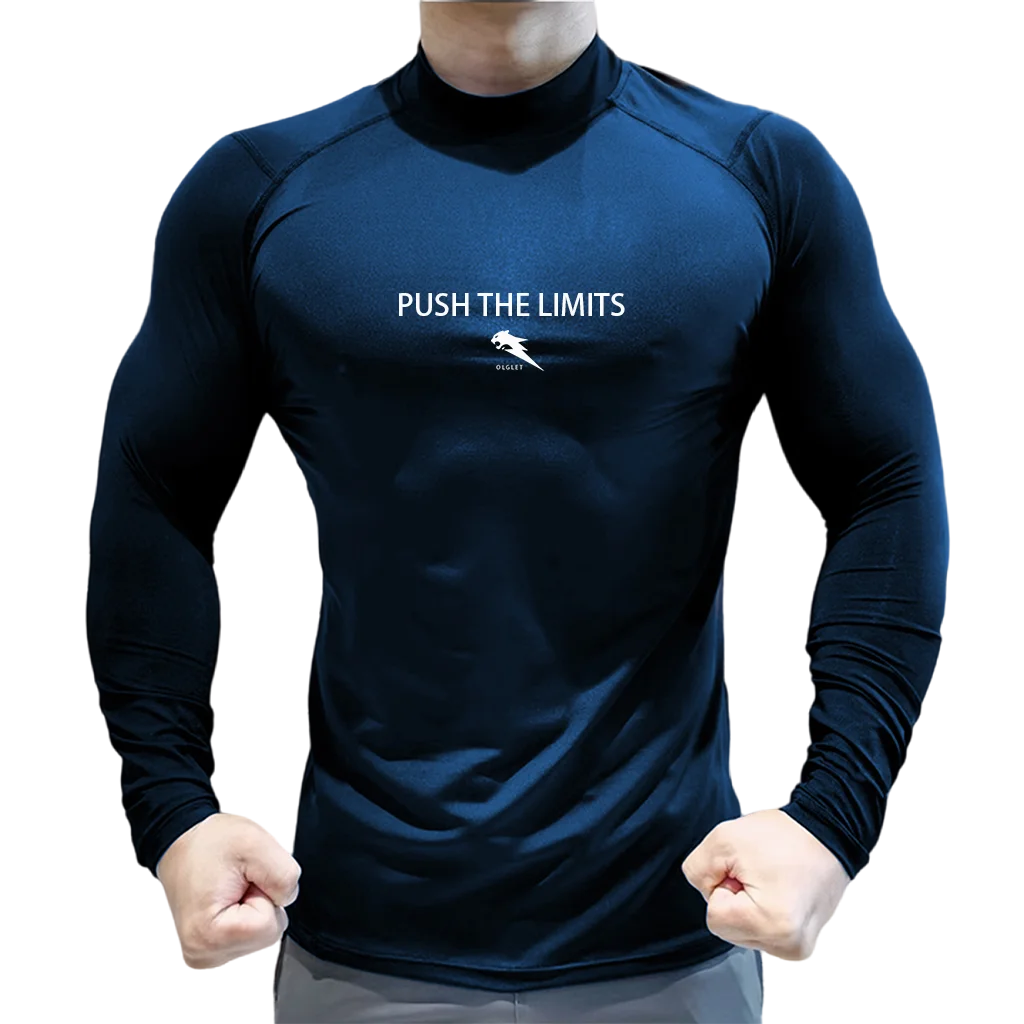 Men's High Neck Compression Shirt