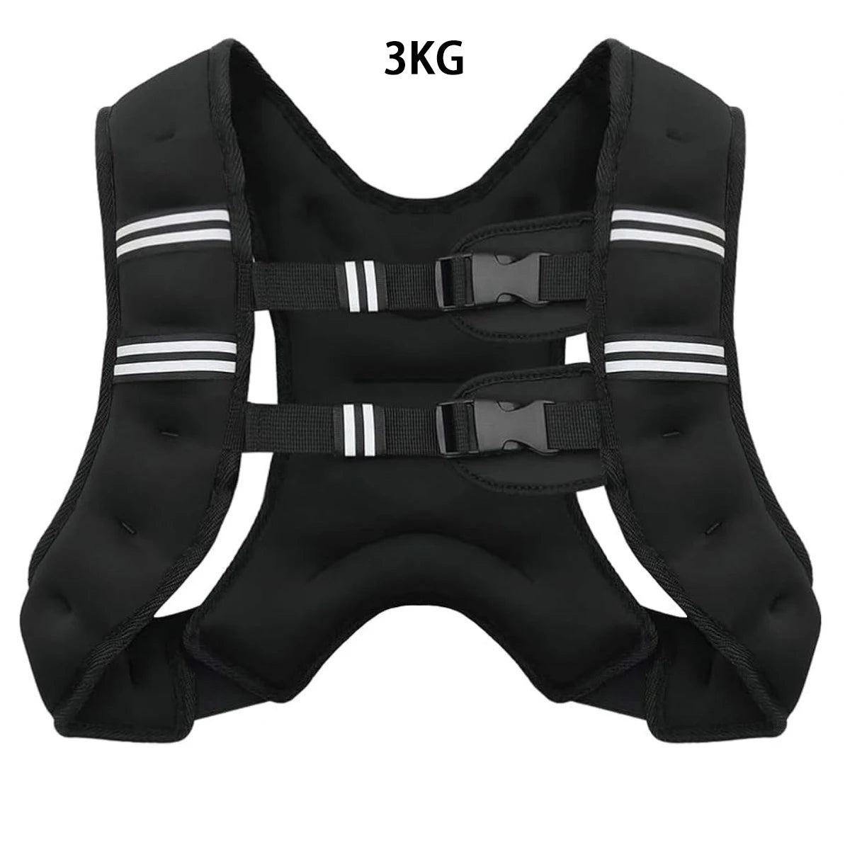 Weighted Vest - Reflective Stripes for Workout & Running