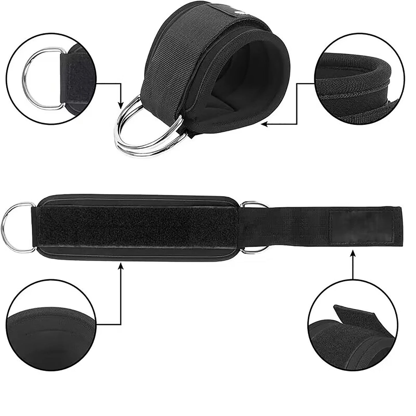 Ankle Resistance Bands Set for Glutes, Legs & Core Training