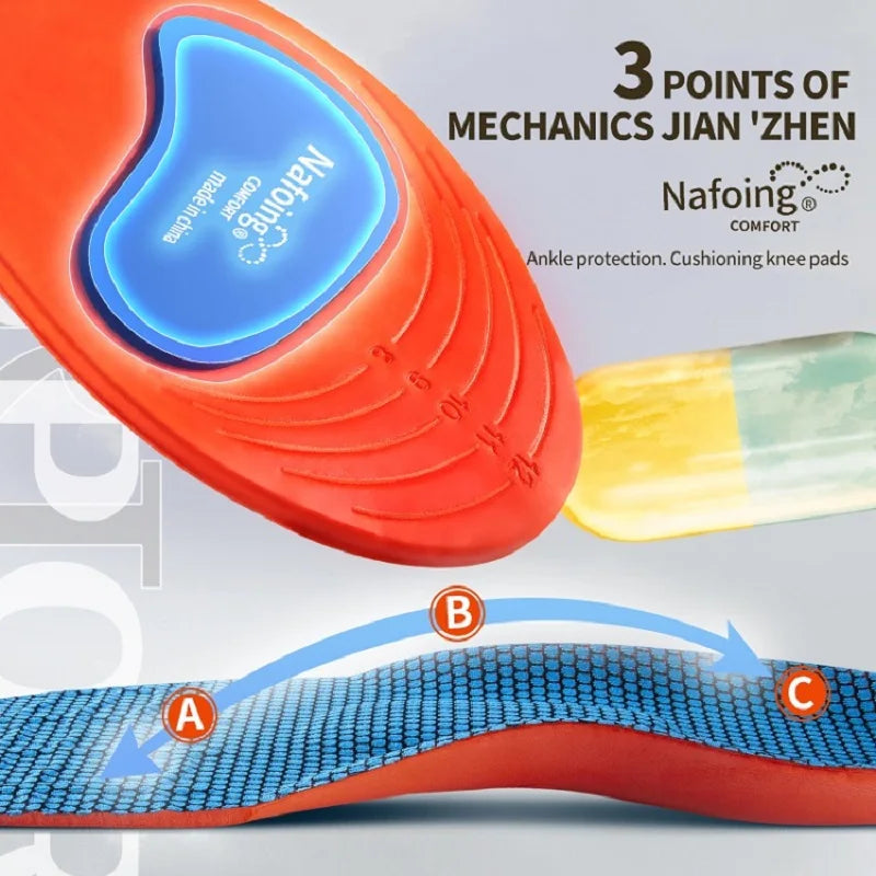 Orthopedic Sport Insoles - EVA Breathable Shock Absorption