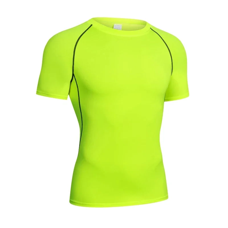Men's Black Compression Long Sleeve Shirt - Quick Dry Base Layer
