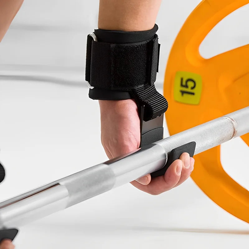 Weight Lifting Hooks - Non-Slip Deadlift Straps Pair