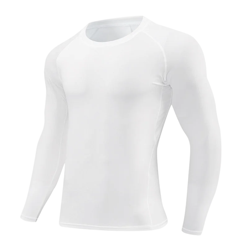 Men's Long Sleeve Compression Shirt – Elastic Training Top