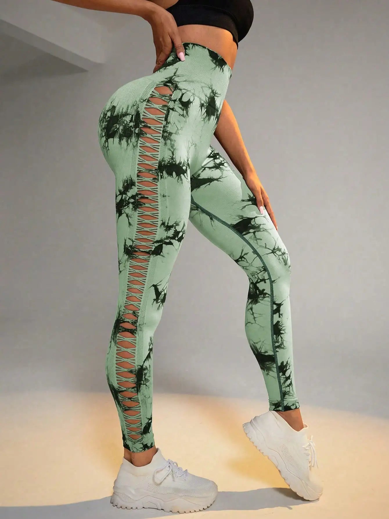 Tie Dye Seamless Leggings - High Waist Scrunch Butt Lifting