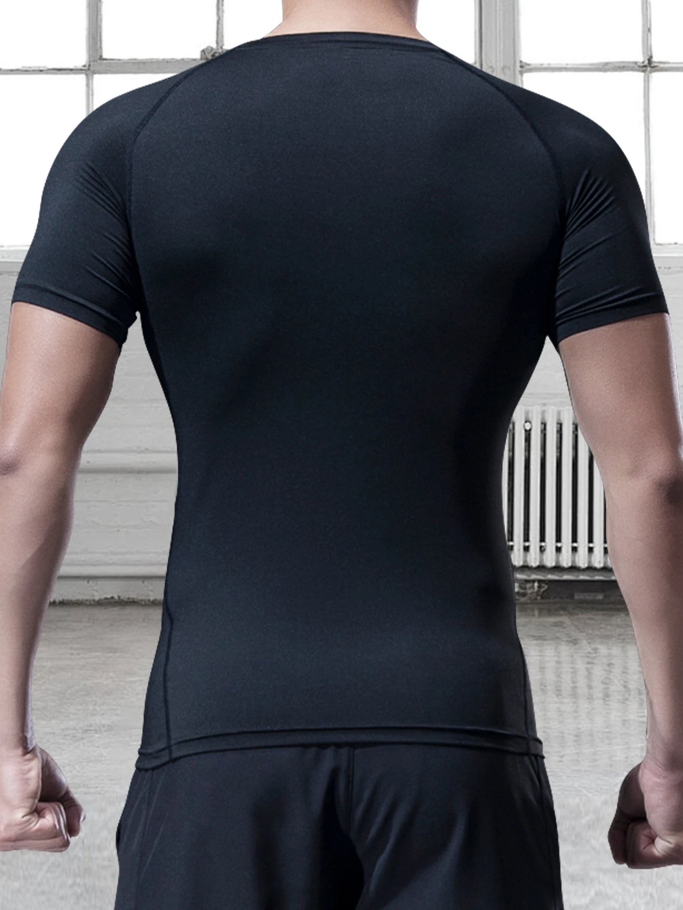 Men's Gym Training Compression T-Shirt - Breathable Stretchy Top