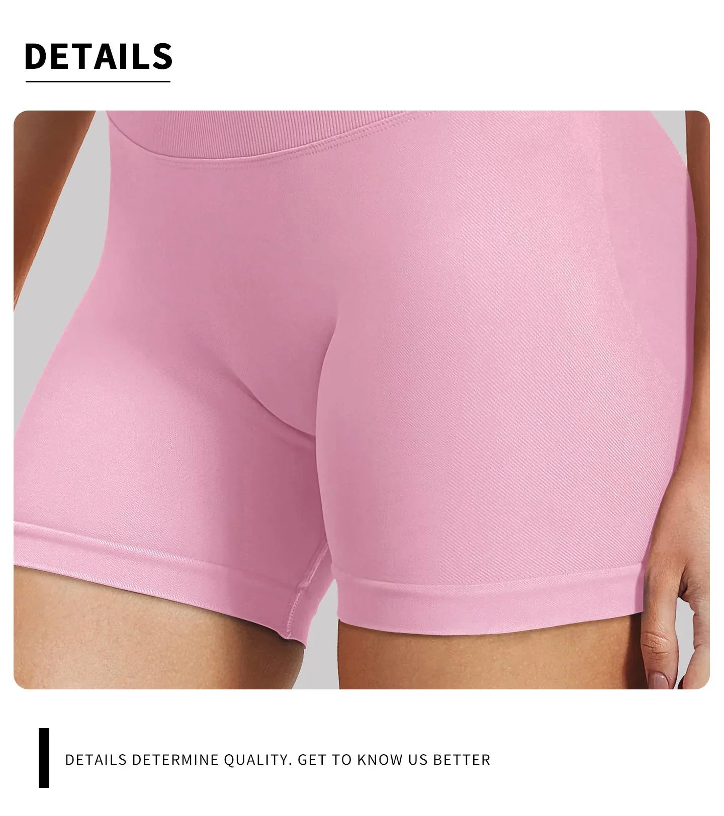 Women's Seamless Gym Shorts - Low Waist Yoga Running Shorts