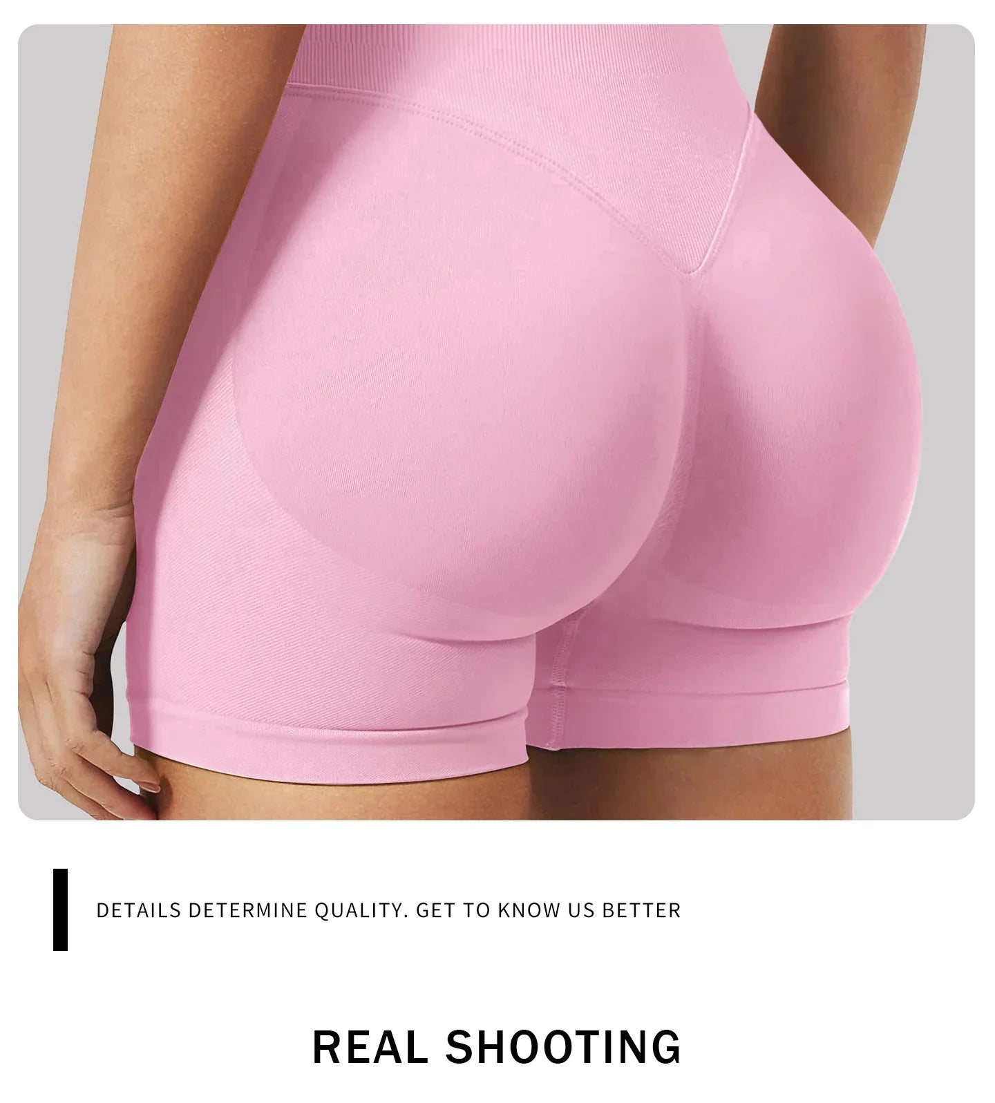 Women's Seamless Gym Shorts - Low Waist Yoga Running Shorts