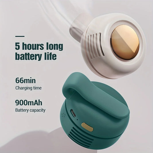 Bladeless Waist Clip Fan - 3-Speed Portable