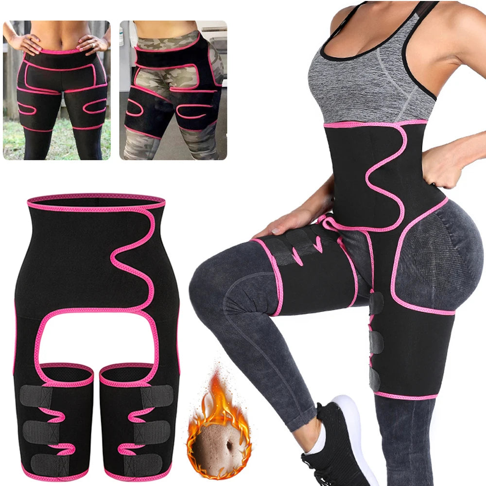 Women's 3-in-1 Waist Thigh Trimmer - Body Shaper & Butt Lifter