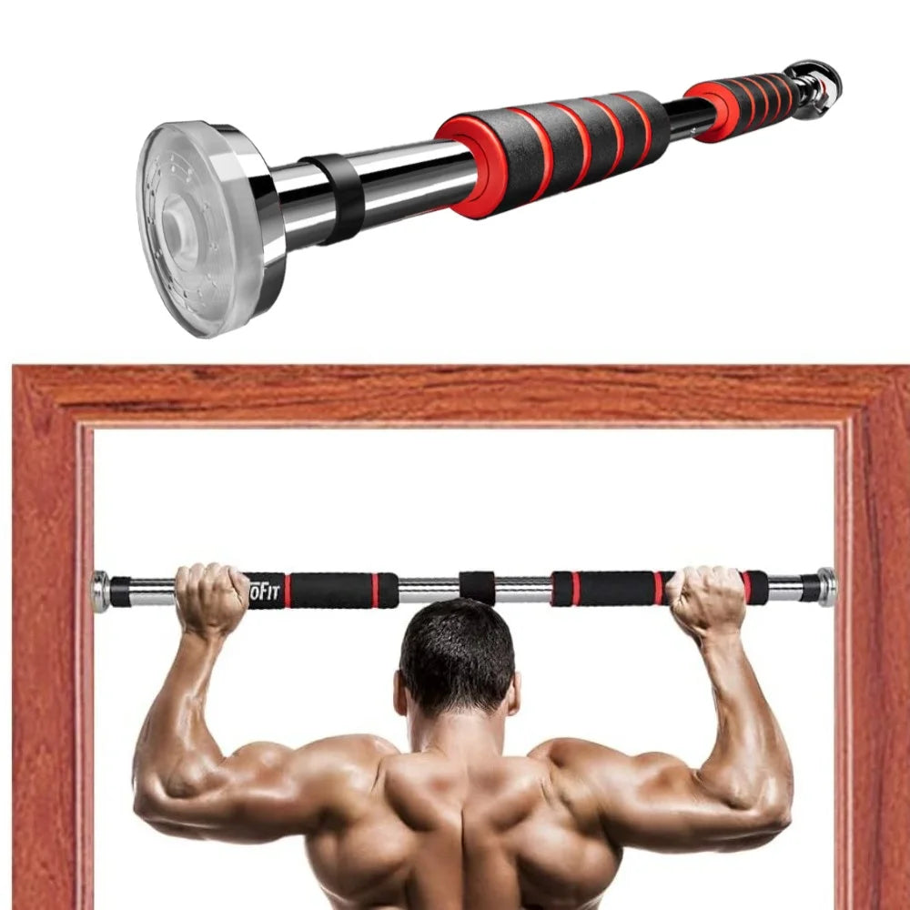 Telescopic Doorway Pull-Up Bar - Non-Slip Chin-Up Fitness Equipment