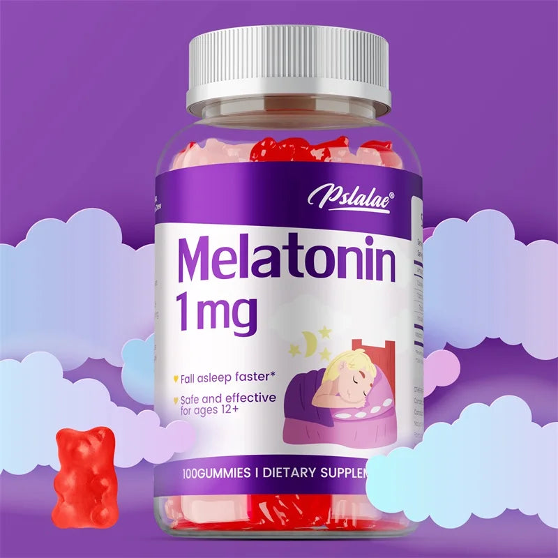 Melatonin Sleep Gummies - 1mg Stress Relief & Better Sleep