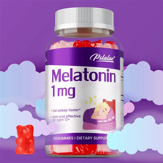 Melatonin Sleep Gummies - 1mg Stress Relief & Better Sleep