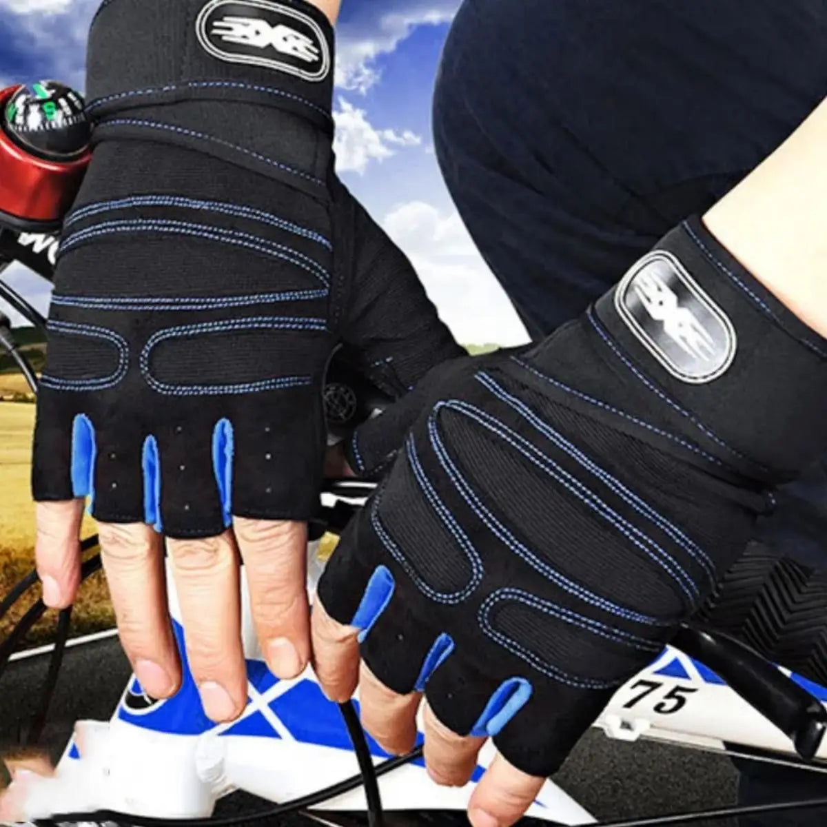 Weight Lifting Gym Gloves - Wrist Support Fitness Gloves