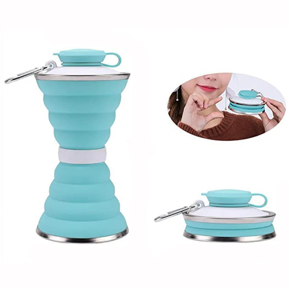 Collapsible Silicone Water Bottle - 500ml
