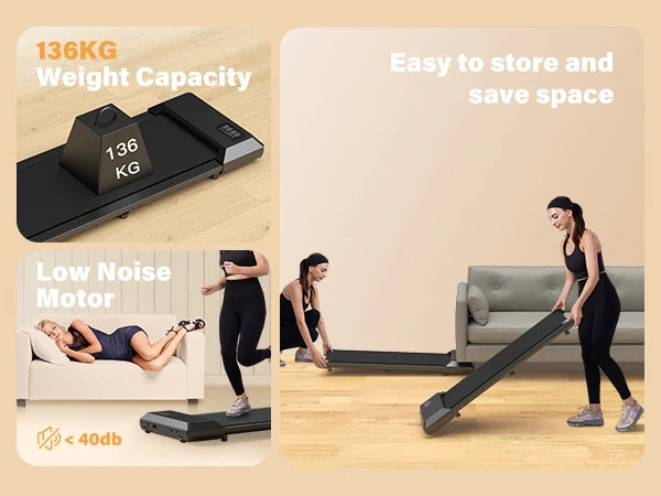 Home Treadmill 2.5HP – 300 lbs Walking & Running Machine
