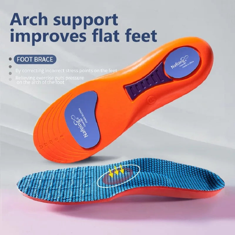 Orthopedic Sport Insoles - EVA Breathable Shock Absorption