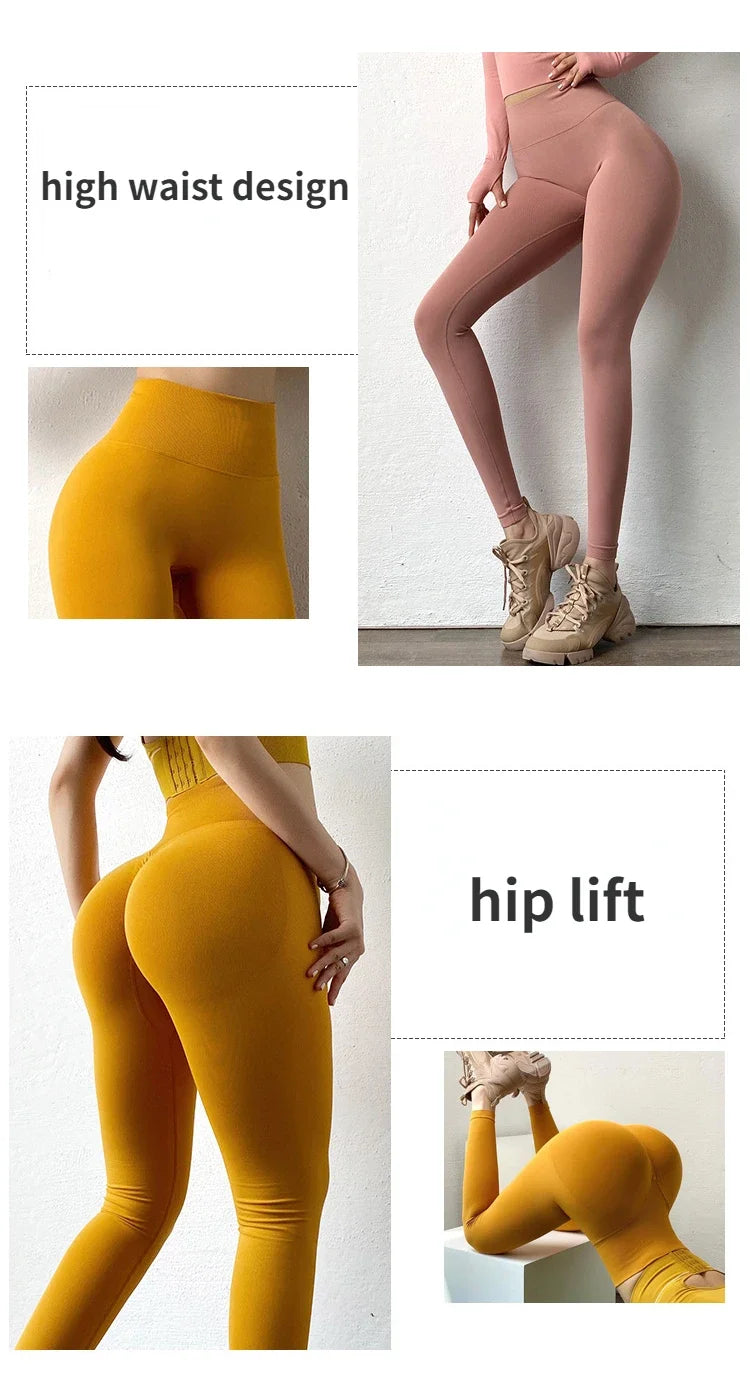 Women's High Waist Seamless Leggings
