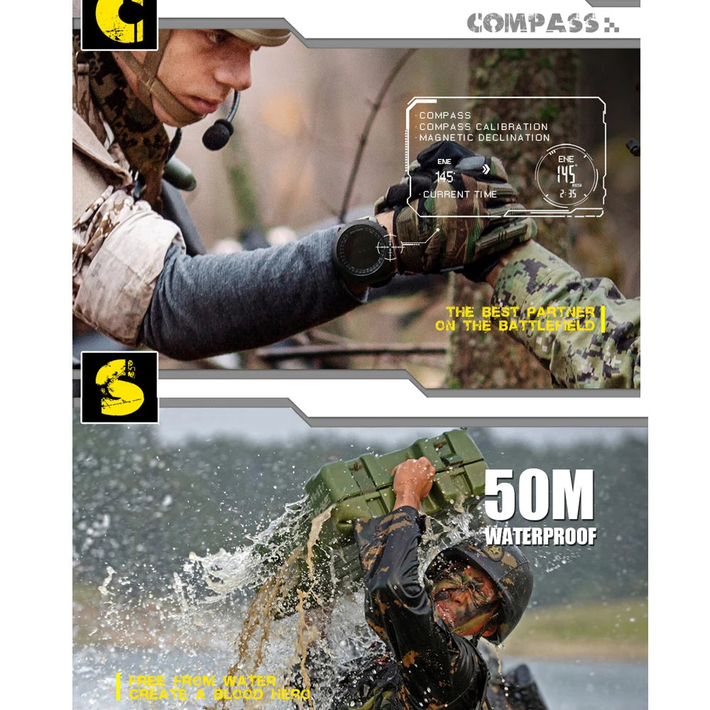 Adventure Pro Multi-Sport Watch - Waterproof with Altimeter & Compass