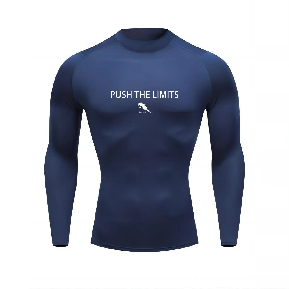 Men's High Neck Compression Shirt