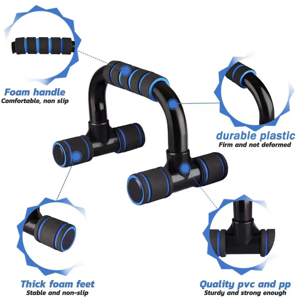 Push-Up Bars - Foam Grip Fitness Stands for Chest Training