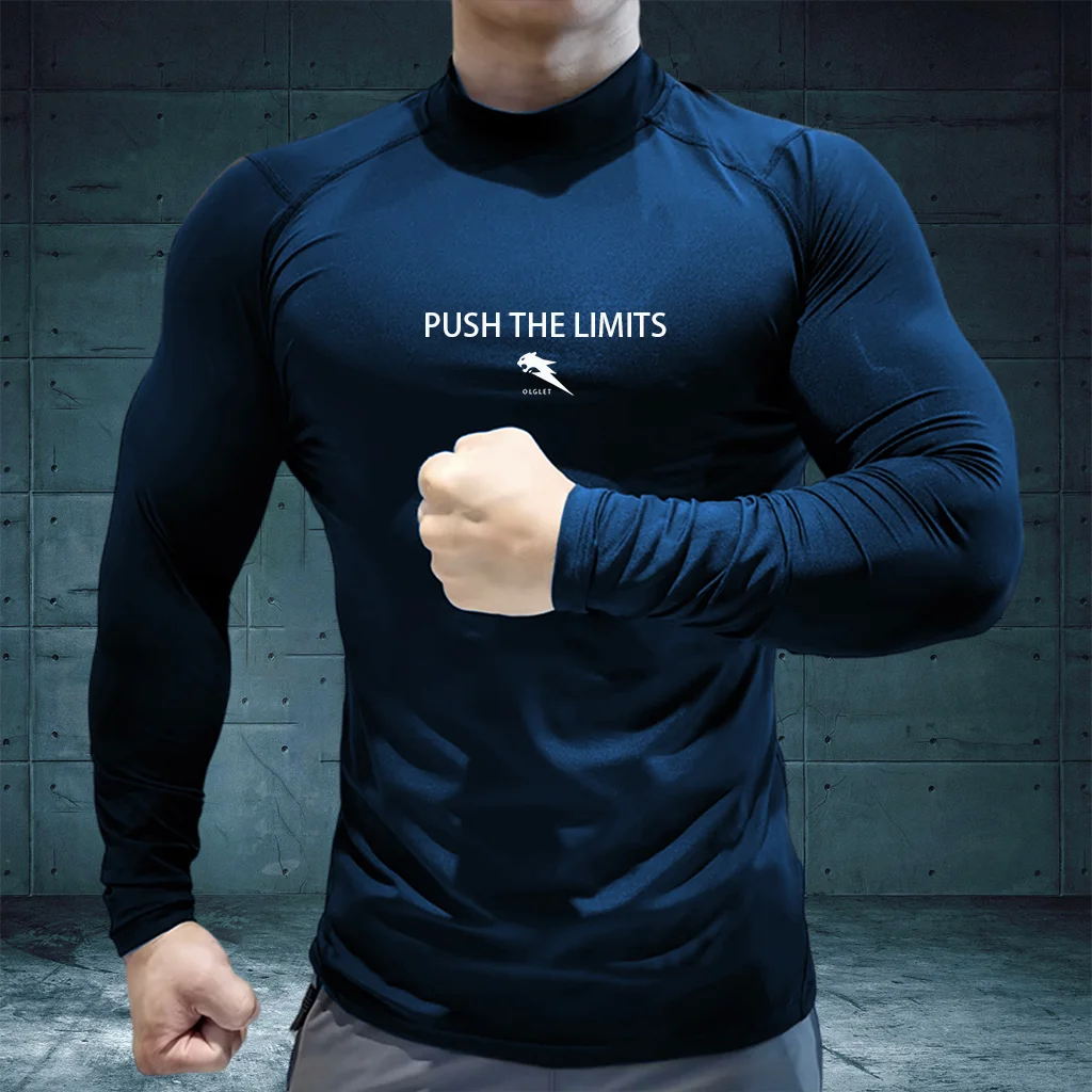 Men's High Neck Compression Shirt