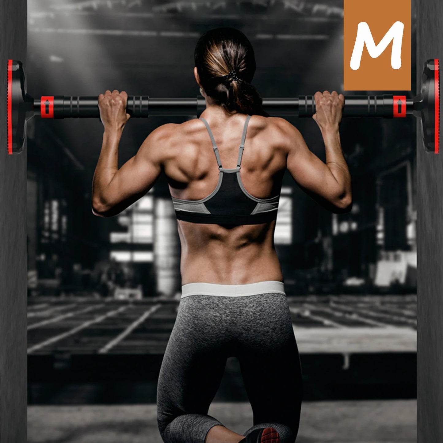Doorway Pull-Up Bar - Adjustable Chin-Up Bar for Home Gym