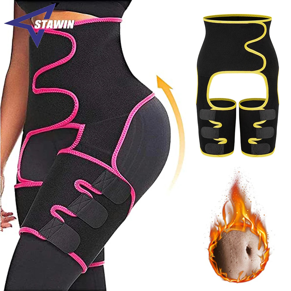 Women's 3-in-1 Waist Thigh Trimmer - Body Shaper & Butt Lifter