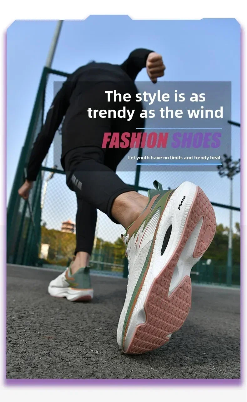 Platform Running Sneakers – Breathable Basketball Shoes