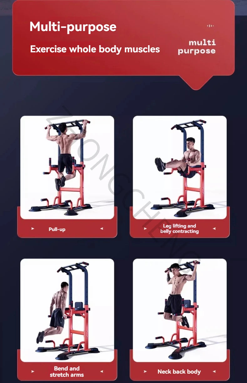 Indoor Pull-Up Bar - Floor-Standing Home Fitness Equipment