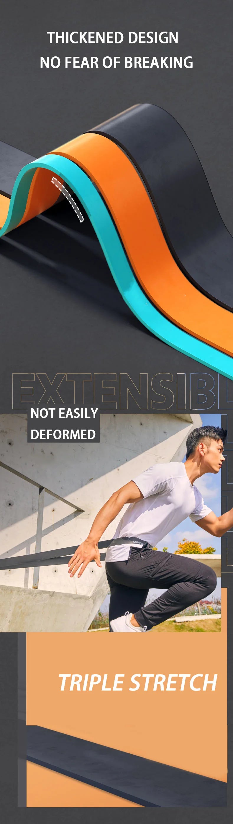 Resistance Band Set - Pull-Up Assistance & Stretch Bands