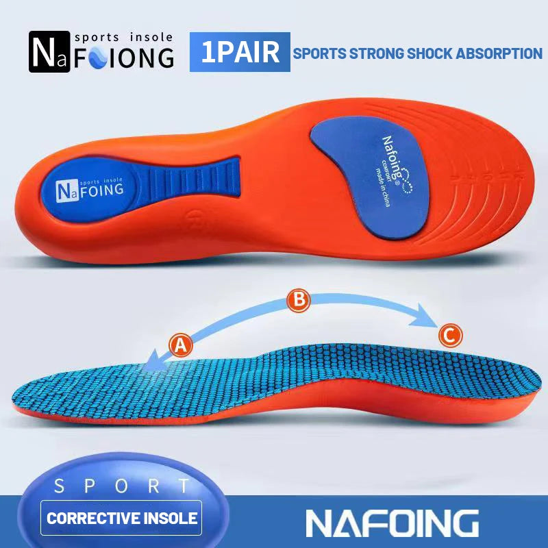 Orthopedic Sport Insoles - EVA Breathable Shock Absorption